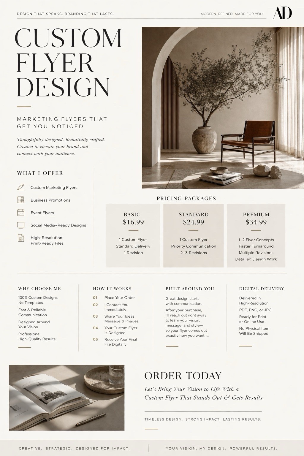 Custom Marketing Flyer Design – Digital Download – Professional & High-Impact