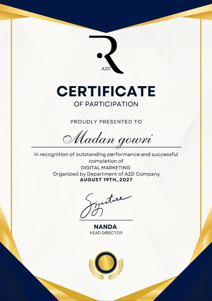 Custom Certificate Design for Achievement/Participation – Professional PDF/JPG –